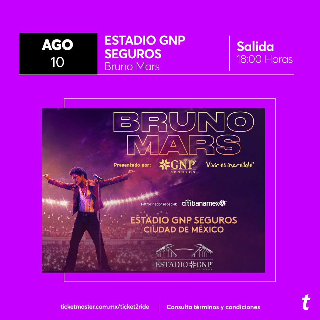 Brunomarst R Ticketmaster M Xico Guias