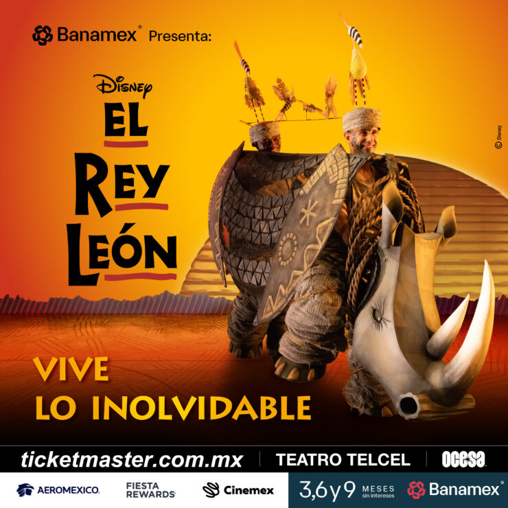 El Rey León en el Teatro Telcel 2026