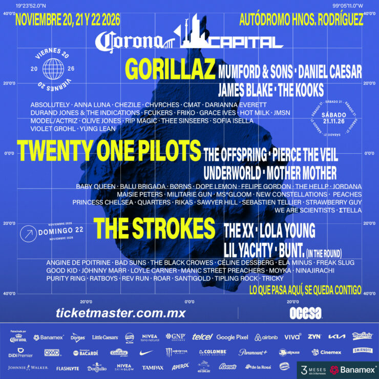 Corona Capital 2026 en el Autódromo Hermanos Rodríguez