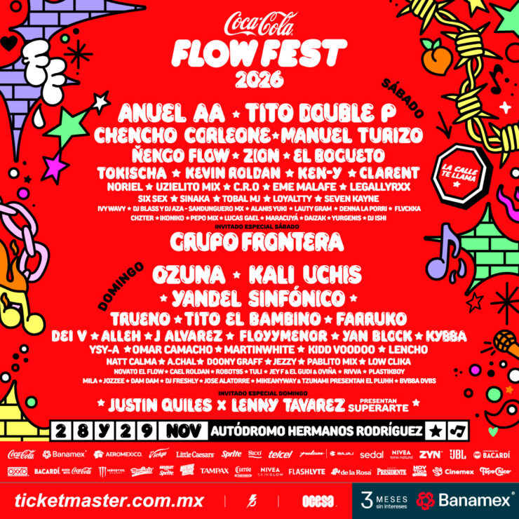Coca-Cola Flow Fest en el Autódromo Hermanos Rodríguez 2026