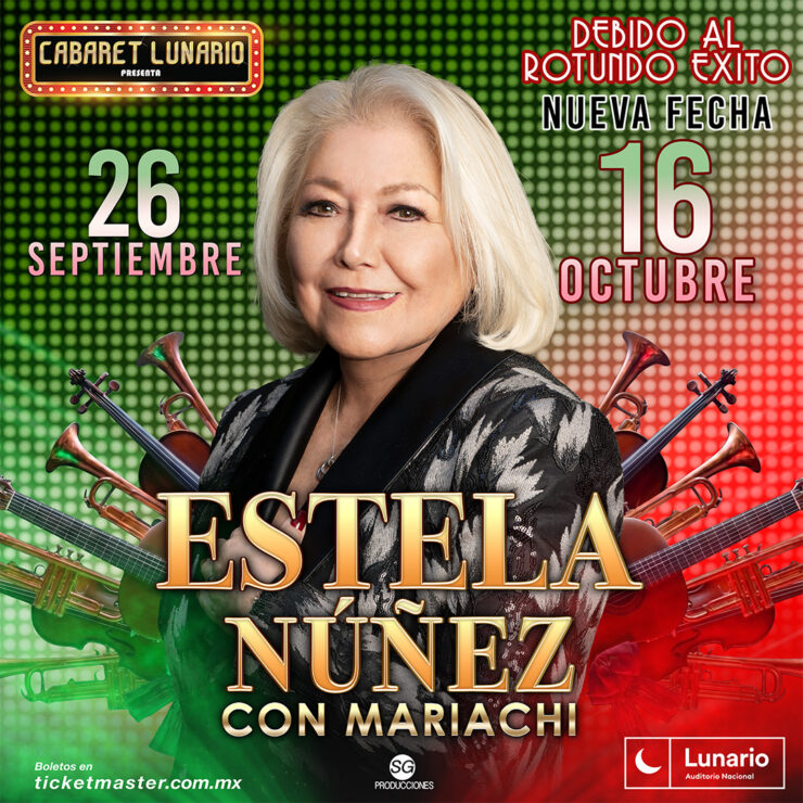 Estela Nuñez en el Lunario del Auditorio Nacional 2026
