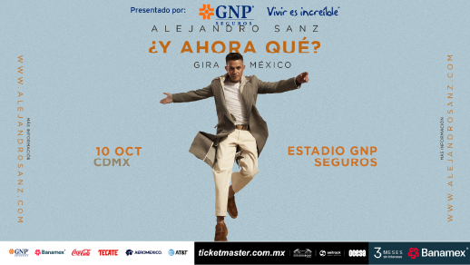 Alejandro Sanz en el Estadio GNP Seguros Ticket2Ride