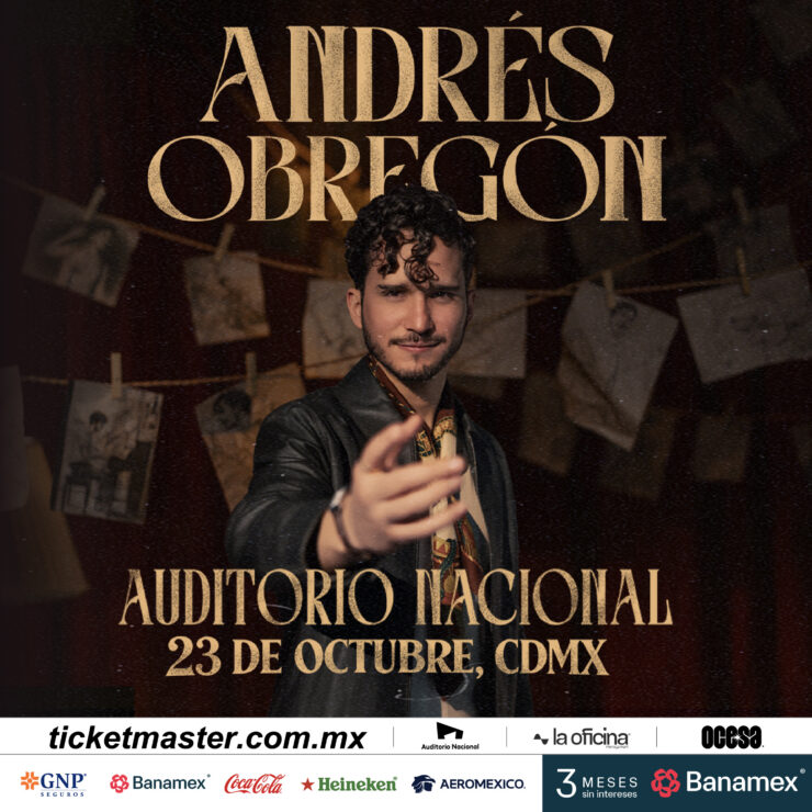 Andrés Obregón en el Auditorio Nacional 2026