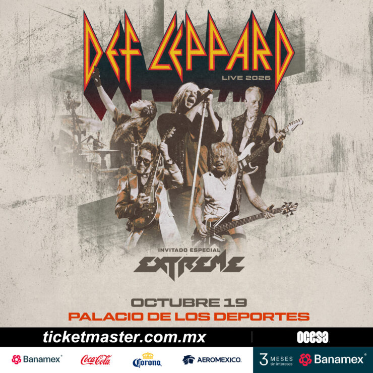 Def Leppard en el Palacio de los Deportes Ticket2Ride 2026