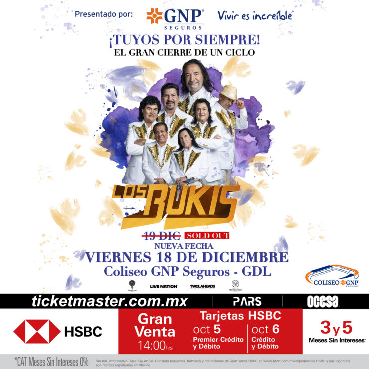 Los Bukis en el Estadio GNP Seguros 2026
