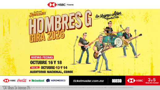 Hombres G en el Auditorio Nacional 2026