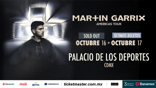Martin Garrix en el Palacio de los Deportes Ticket2Ride 2026