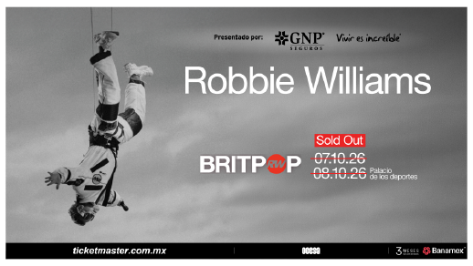 Robbie Williams en el Palacio de los Deportes Ticket2Ride
