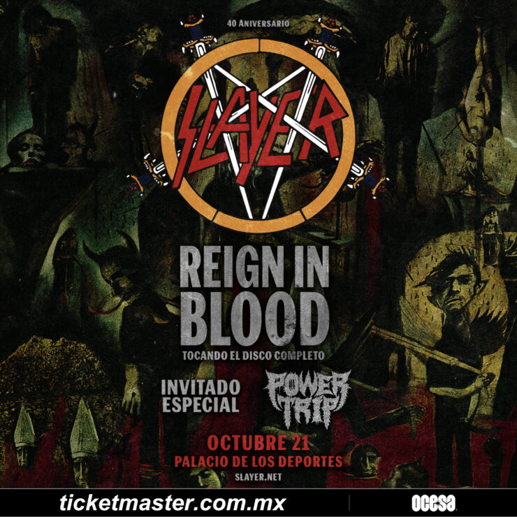 Slayer en el Palacio de los Deportes Ticket2Ride 2026