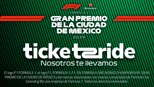 Gran Premio de la Ciudad de México 2026 en el Autódromo Hermanos Rodríguez Ticket2Ride