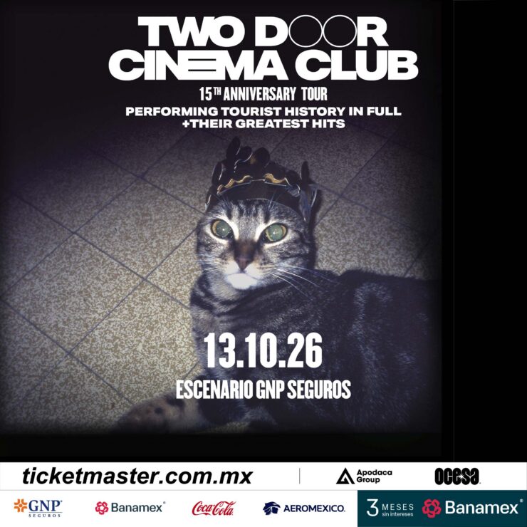 Two Door Cinema Club en el Escenario GNP Seguros 2026